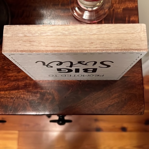 Wooden Block Home Decor - Promoted to Big Sister - Picture 4 of 6